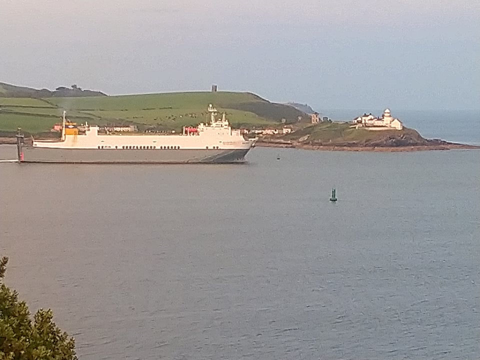 Leaving the Port of Cork