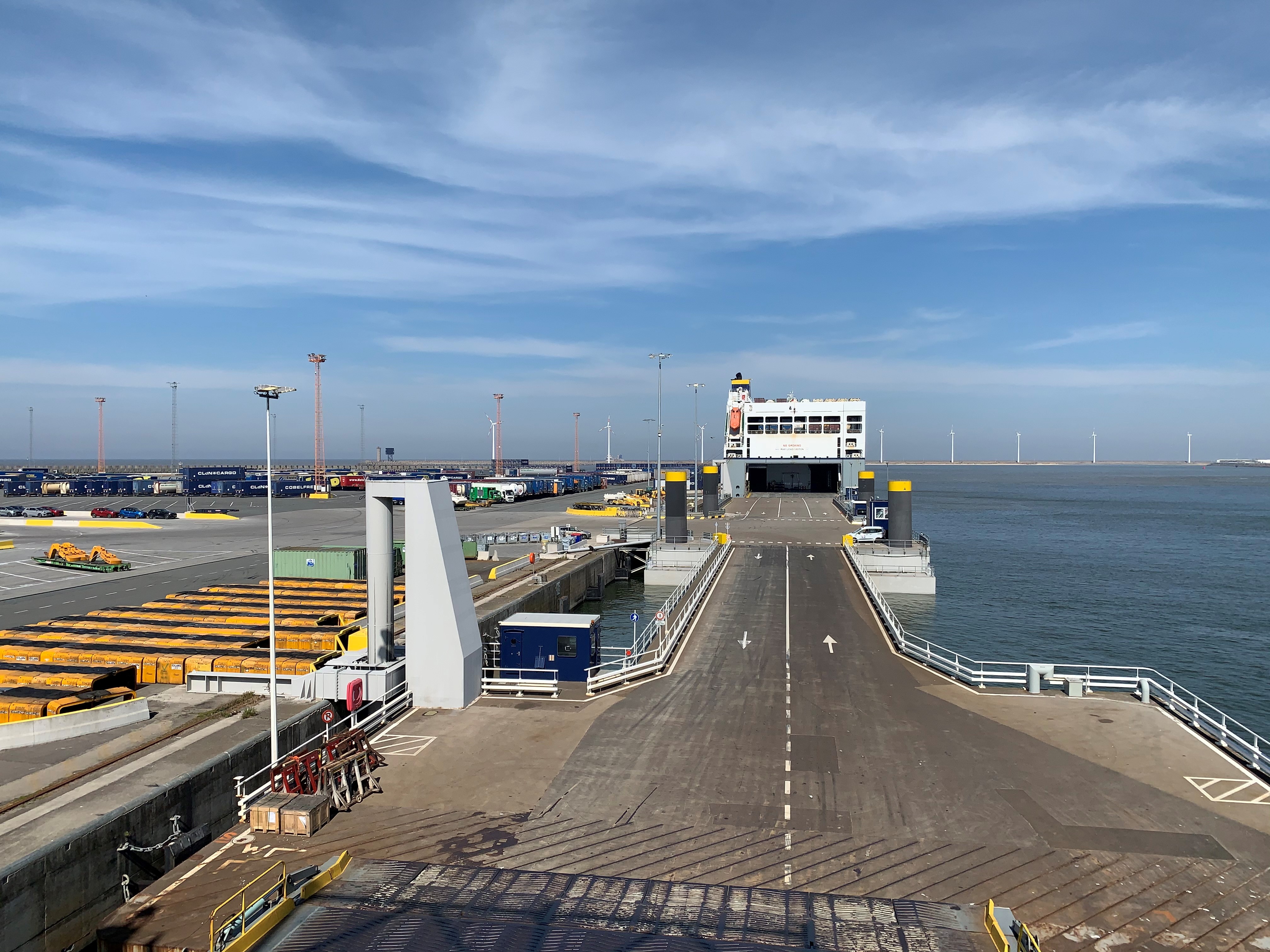 Loading in the Port of Cork