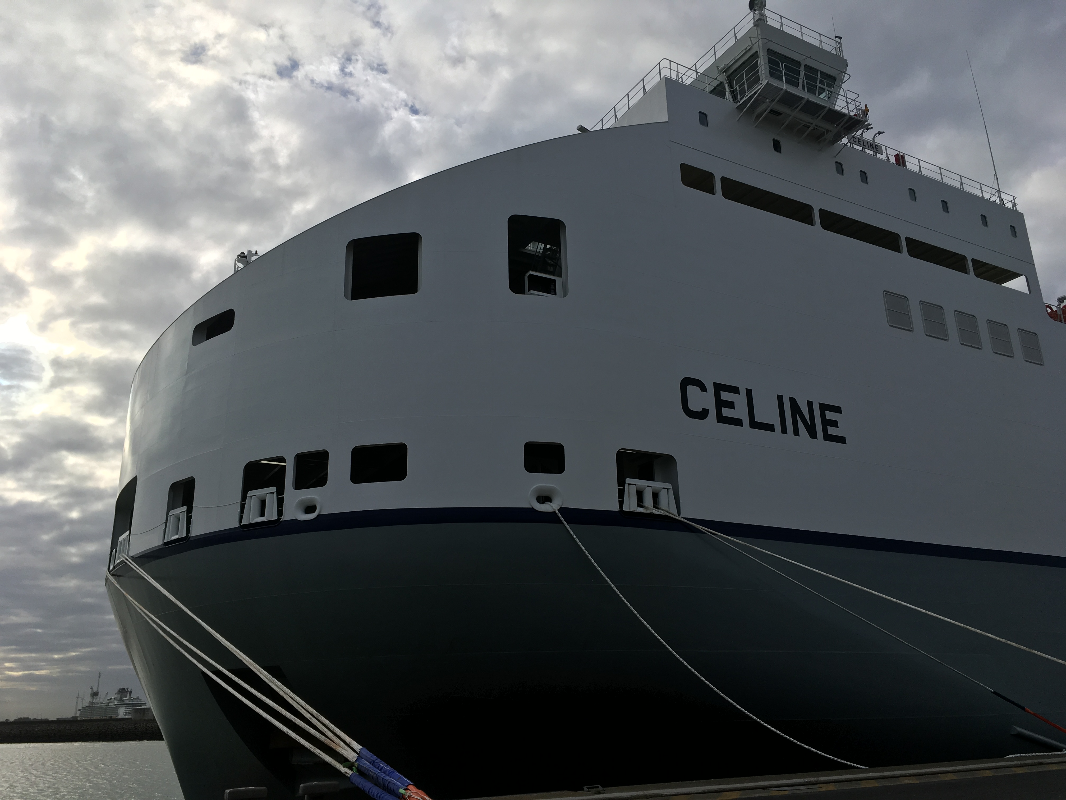 Celine, on of the two biggest shortsea ro-ro vessels in the world