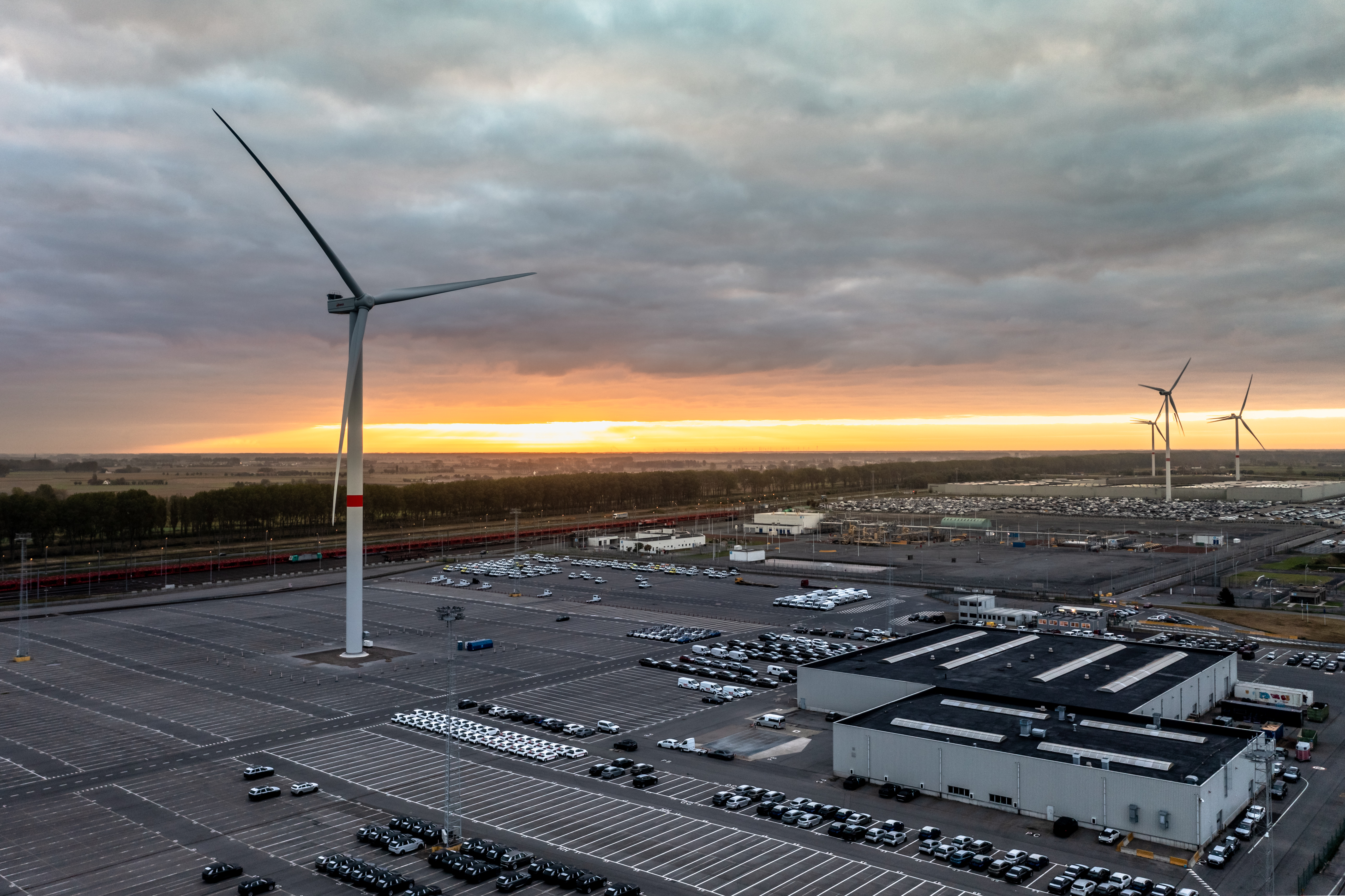 Wind turbine at CRO Ports ©Eneco