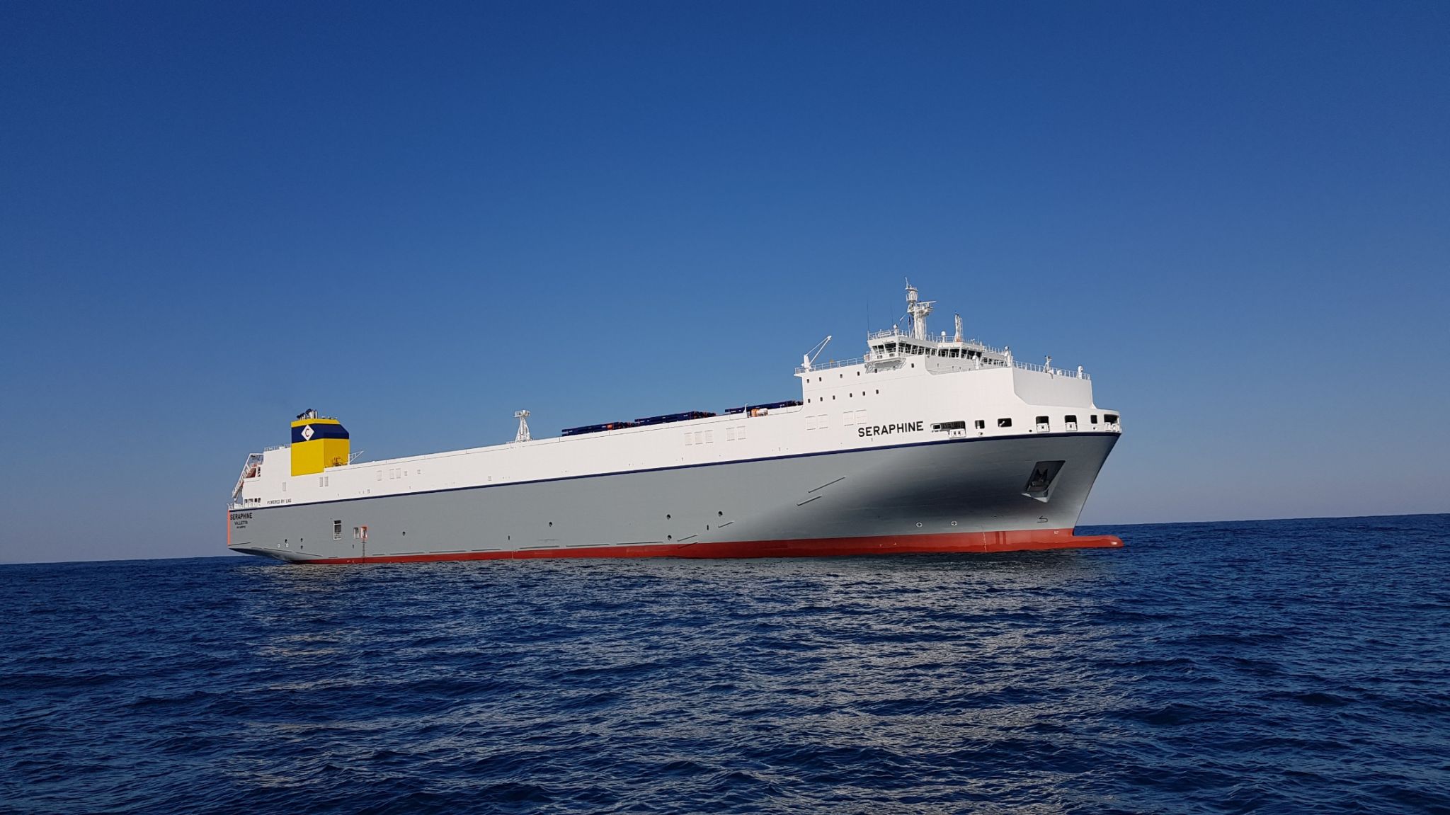 Seraphine, the latest CLdN H5-class LNG vessel.