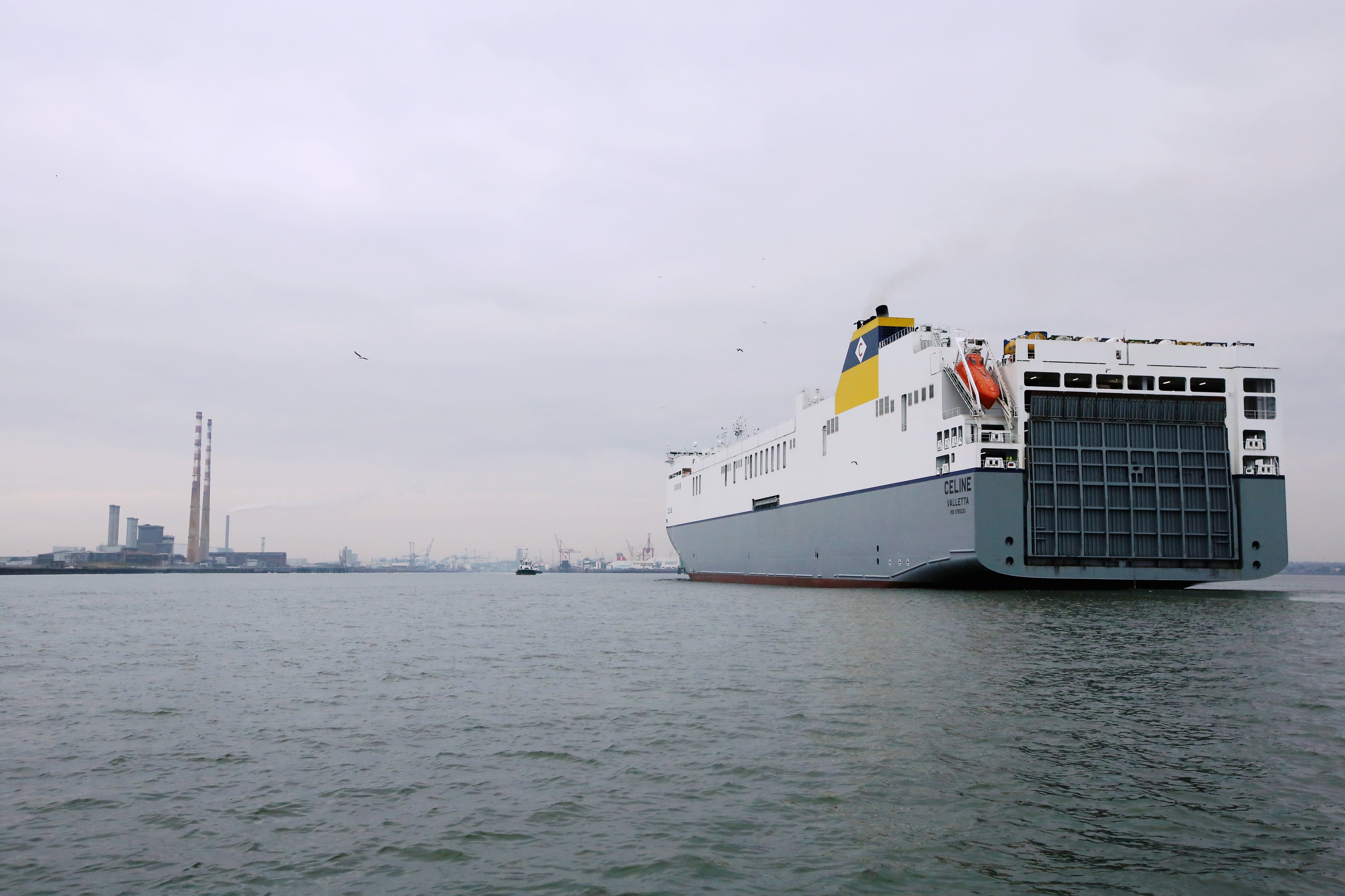 M/V Celine at Dublin port 