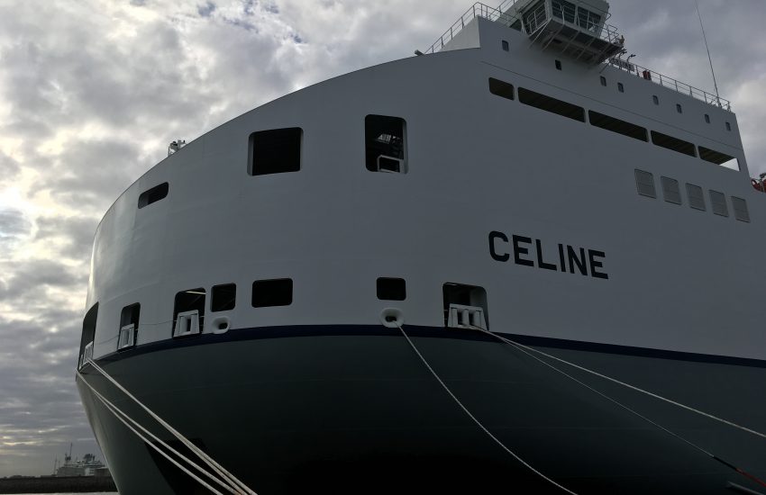 Celine, on of the two biggest shortsea ro-ro vessels in the world