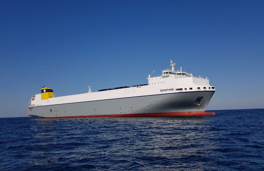 Seraphine, the latest CLdN H5-class LNG vessel.