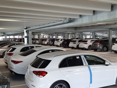 Car storage facility in Purfleet