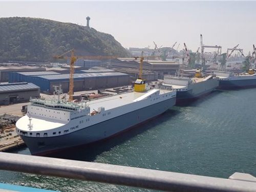 New-builds in shipyard