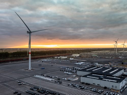 Wind turbine at CRO Ports ©Eneco