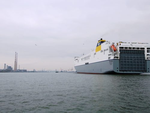 M/V Celine at Dublin port 